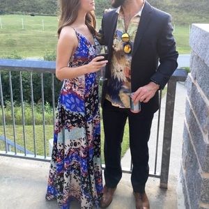 Yumi Kim Maxi Dress, 100% silk